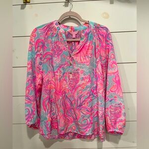 Lilly Pulitzer Elsa Silk Top